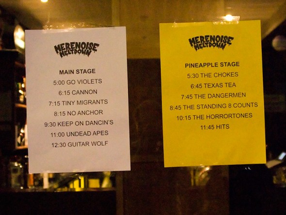 Tiny Migrants - MereNoise Meltdown @ Woodland, 3 December 2011